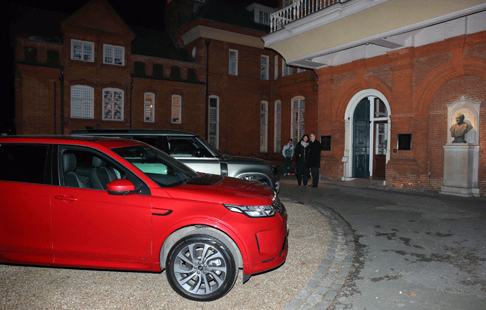 Guests get up close to a range of Jaguar and Land Rover vehicles