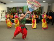 Bangladesh folk dance had a fishing theme – fitting for the IMO