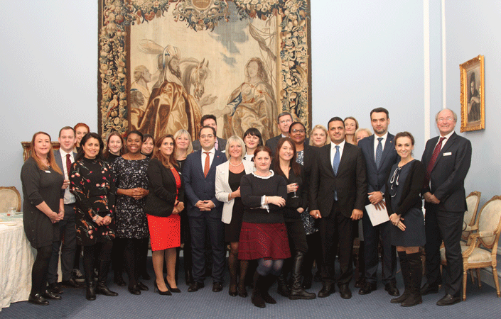 The Embassy Family Law Seminar concluded with a networking reception for the Consular Corps of London, hosted by the Embassy of Romania